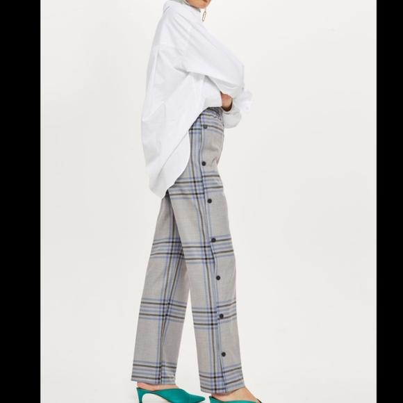 Topshop Pants - TopShop highrise snap pants